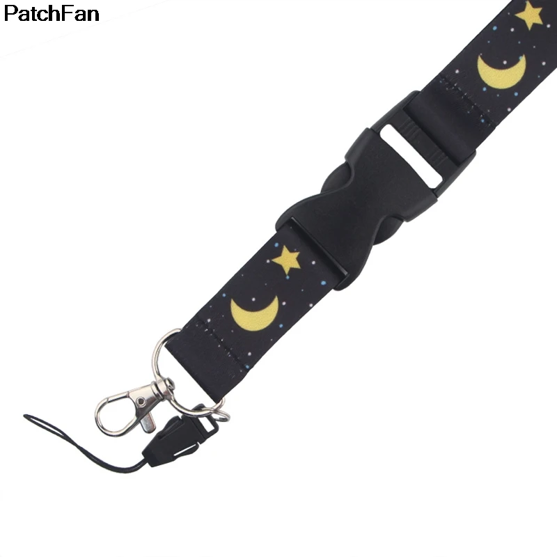 A2419 Patchfan мультяшный kawaii Кот тег ремень шеи ремешки для безопасности отрыва для мобильного телефона USB ID бейдж держатель ключа