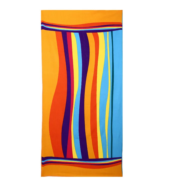 Очень большое пляжное полотенце s, впитывающее полотенце из микрофибры, банное полотенце с принтом s, одеяло для душа, 180x100 см, яркие цвета, мягкий - Цвет: 8