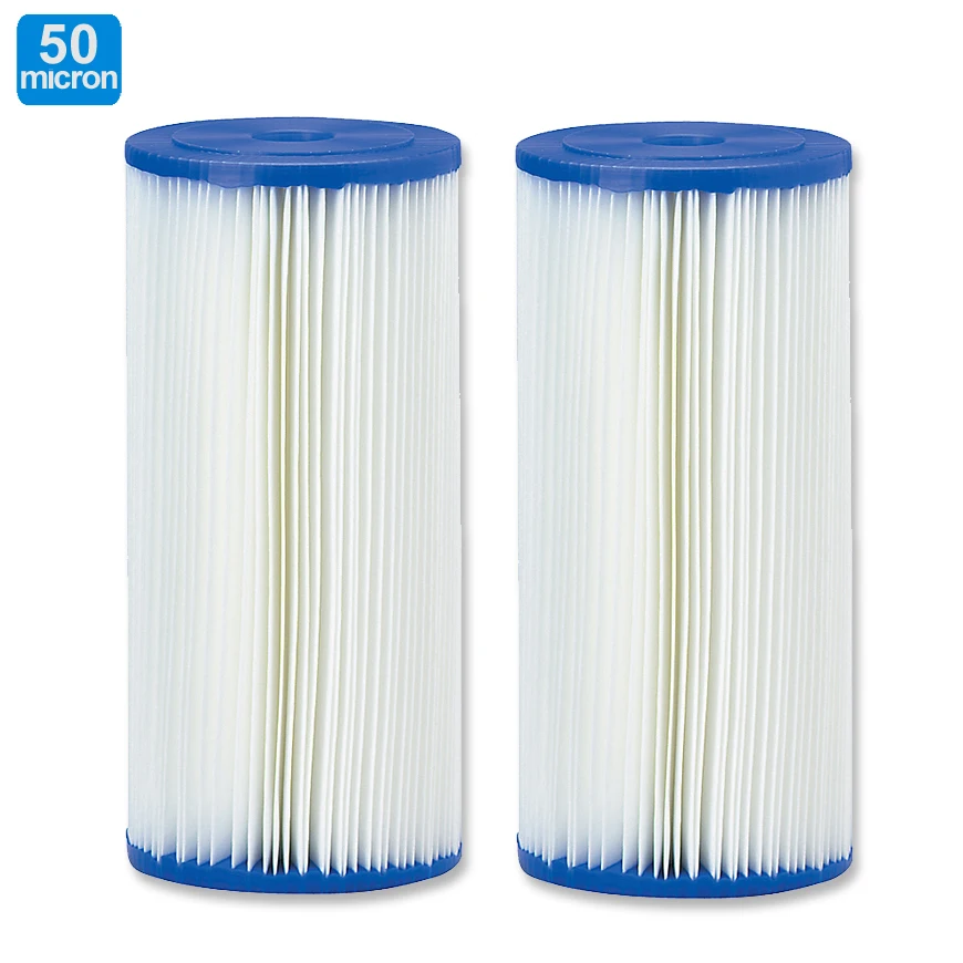 free shopping!!!- Coronwater 4.5"x 10" Pleated Polyster Water Filter
Cartridge 50 micron for Sediment Water Filter PPL50-10B