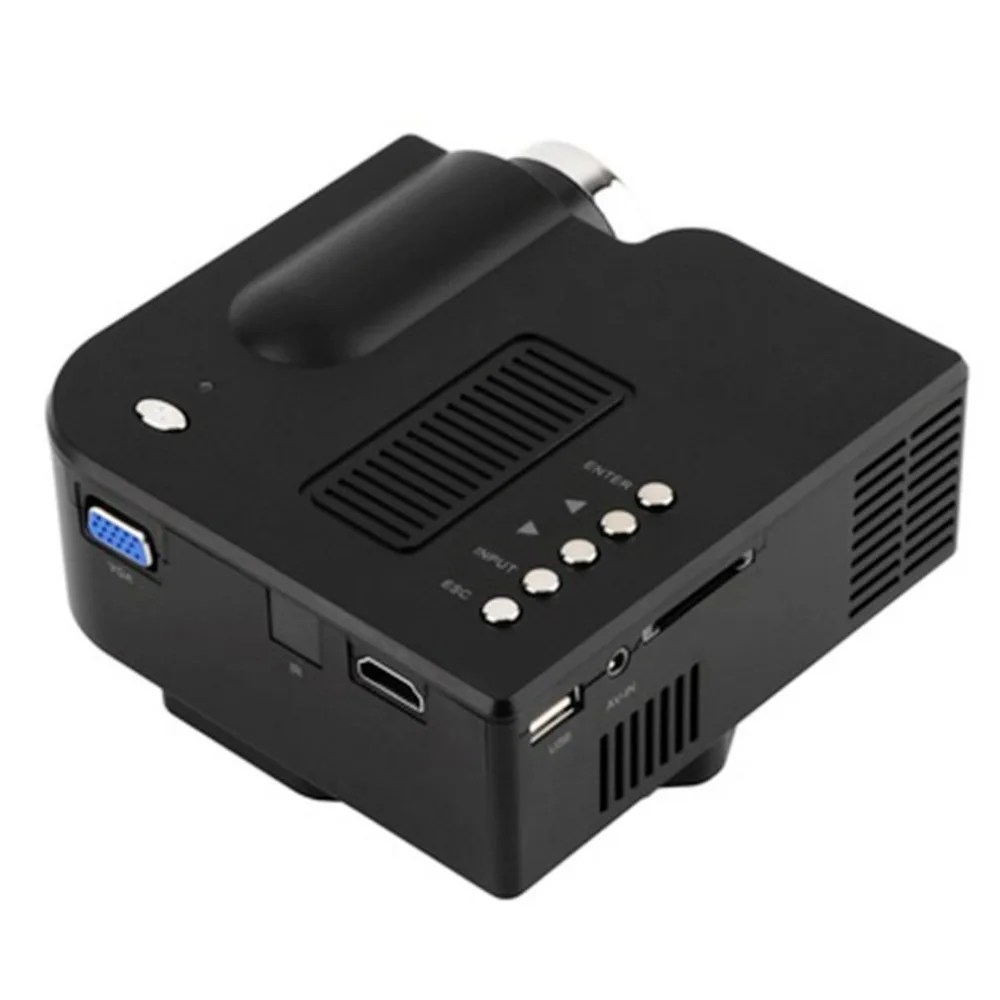 Портативный UC28+ мини 1080P HD проектор домашний кинотеатр обновленный интерфейс HDMI домашнее развлекательное устройство мультимедийный плеер