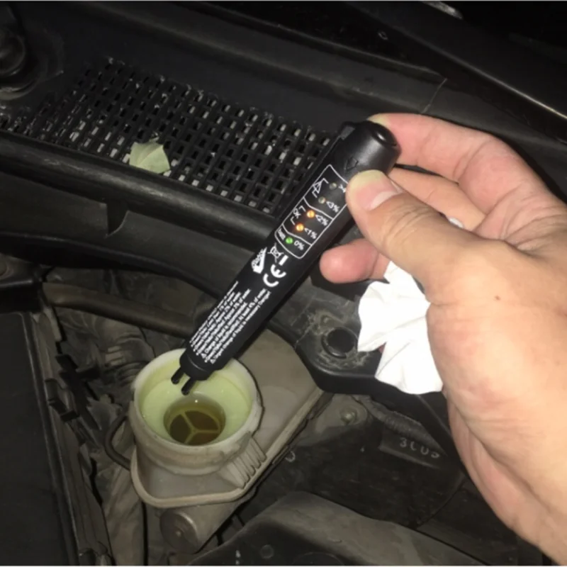 Car Brake Fluid Tester Car Diagnostic Tools 5 Leds Brake Fluid Testing Tools