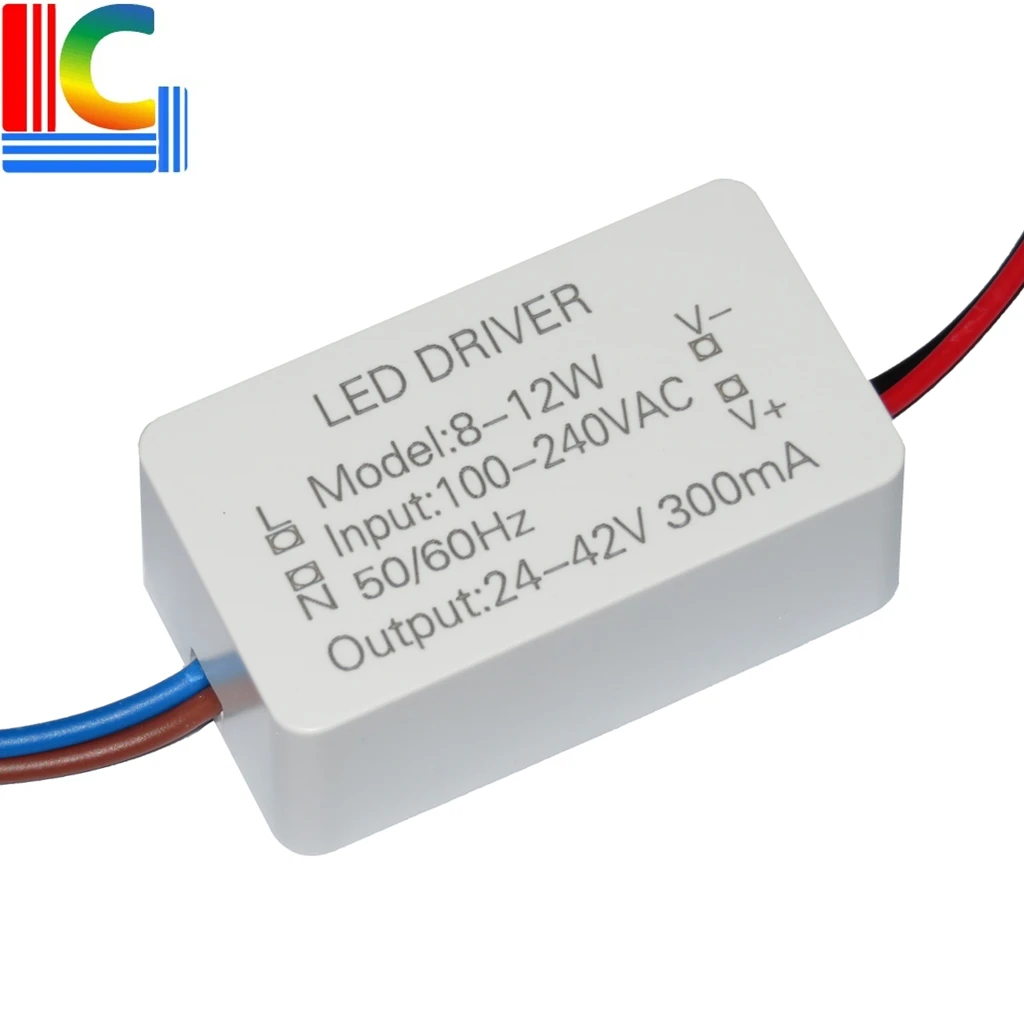 8W 9W 10W 11W 12W светодиодный адаптер драйвера 24V 40V 300mA источник питания 85 265V AC DC