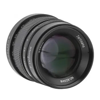 

7artisans 55mm F1.4 Large Aperture Portrait Prime Manual Fixed Focus Lens APS-C for Leica T-mount Camera for Leica T TL TL2 CL
