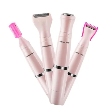 

4 + 1 electric hair remover female underarm shaving device electric eyebrow shaving water washing hair removal USB