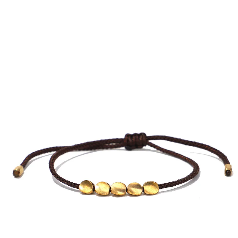 Тибетский медный браслет ручной работы яркие бриллиантовые браслеты для женщин