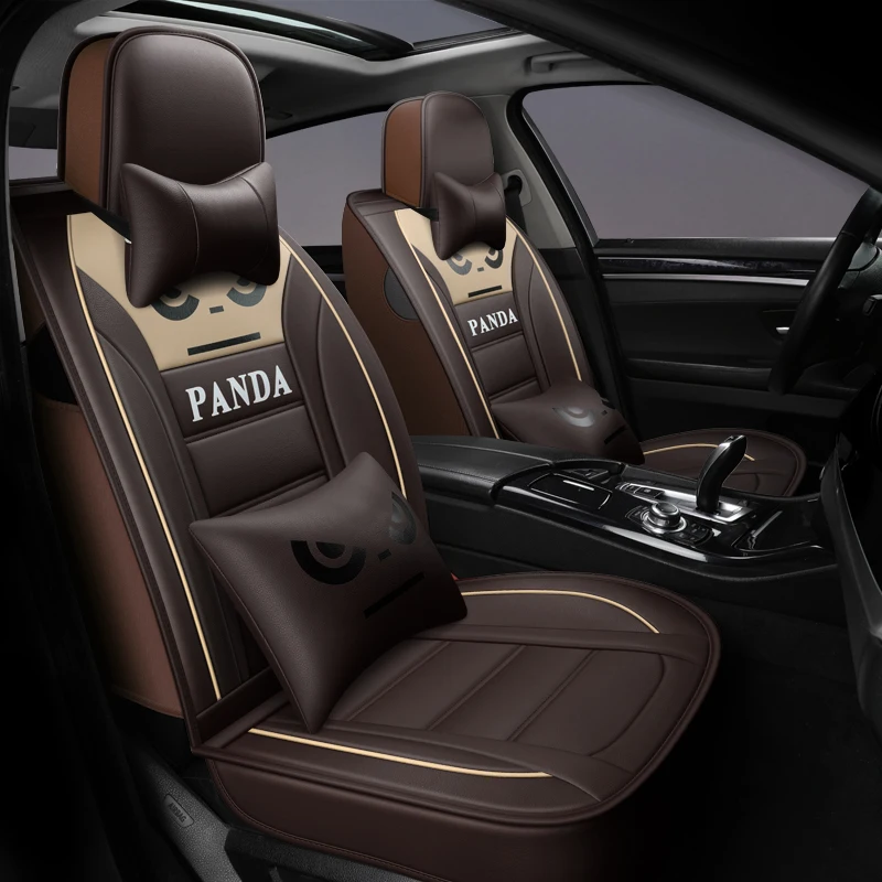  Full Coverage Eco-leather auto seats covers PU Leather Car Seat Covers for Volvo cars s60 v40 v60 s