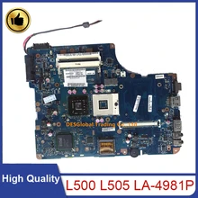 Для Toshiba Satellite L500 L505 Материнская плата для ноутбука KTWAA KSWAA LA-4981P материнская плата тест Быстрая