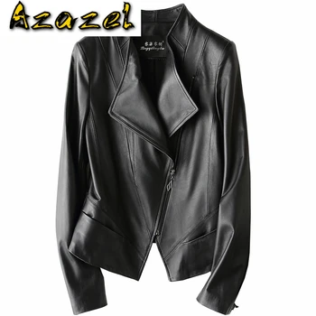 

Women's Fur Real Genuine Leather Women Clothes 2020 Sheepskin Coat Korean Vintage Slim Short Female Jacket ZT2204