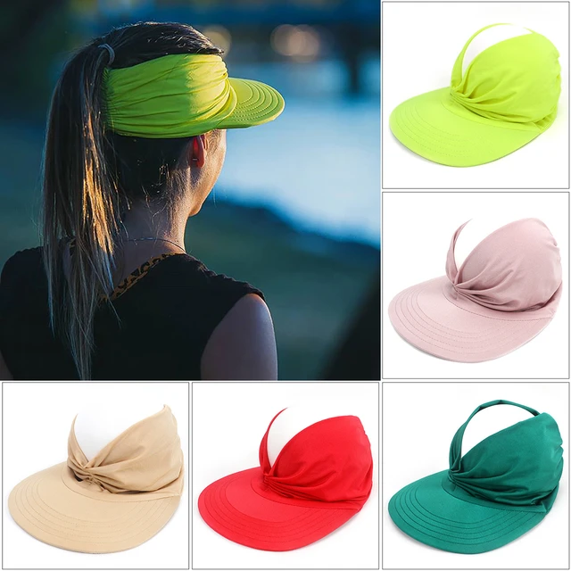 Sombreros de verano para mujer, gorros con visera para el sol