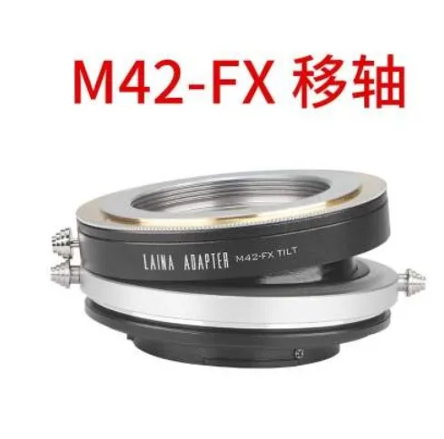 Adattatore Obiettivo Inclinazione M42-Fx Per Obiettivo M42 42Mm A Fujifilm Fx Xe3/Xe1/Xh1/Xa7/Xa10/Xt10 Xt30 Xpro2 Xt4 Xt100
