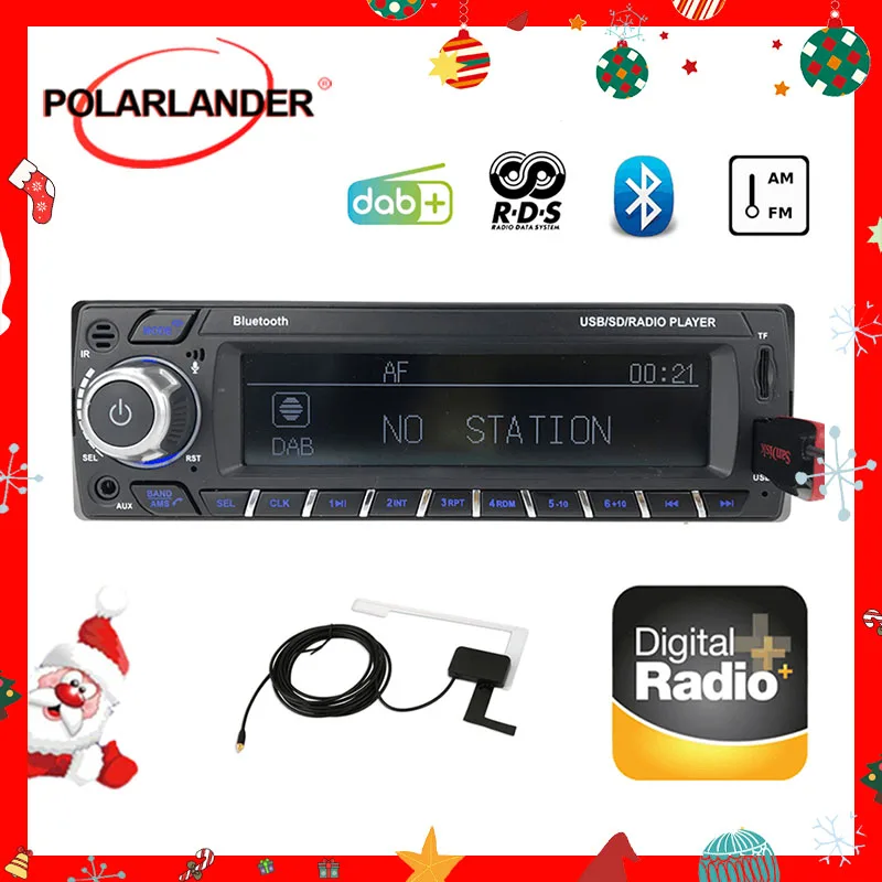 Автомобильный радиоприемник DAB + RDS AM MP3/WMA устройство с ЖК-дисплеем FM USB SD Bluetooth