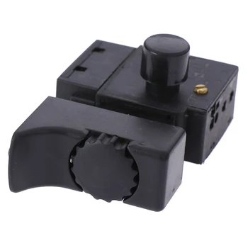 

1Pcs FA2-6/1BEK Lock on Power Tool Electric Drill Speed Control Trigger Button Switch