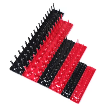 

6PCS/Set Accessories Workshop Multifunctional Holder Storage Tool Socket Tray Organizer 1/4'' 3/8'' 1/2'' Metric SAE Shelf Stand