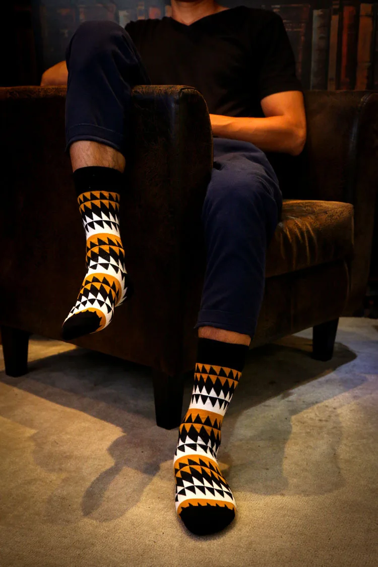Брендовые качественные мужские носки 27 цветов полосатые клетчатые алмазные носки Фламинго мужские чёсаный хлопок Calcetines Largos Hombre