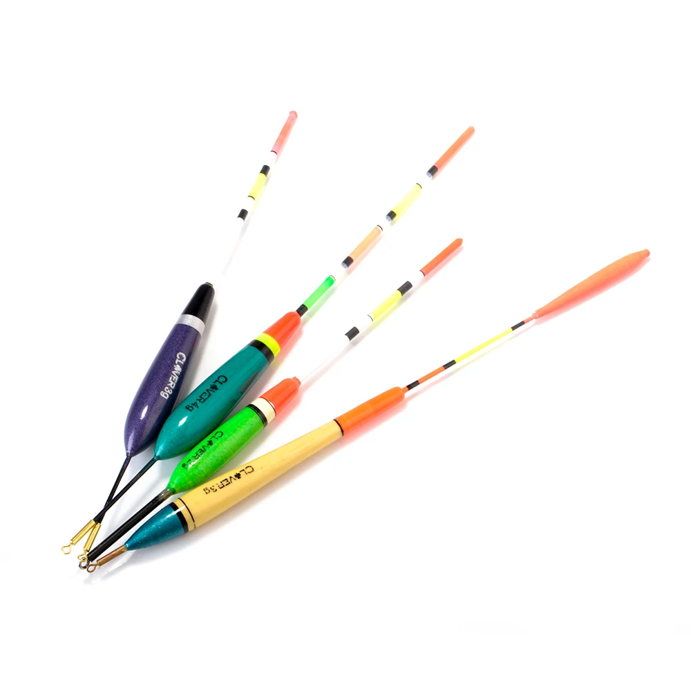 FISH KING 10pcs2g 3g 4g Barguzinsky Fir Fishing Float Bobber Length 14.5cm 27cm Vertical Buoy