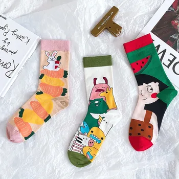 

20 Years New Products in Hose WOMEN'S Socks Cotton INS-Style Trend Socks Socks Fashion and Personality Joint Socks