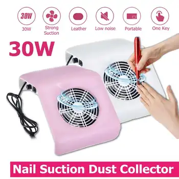 

Nail Art Manicure Nail Dust Collector 30W Powerful Vacuum Cleaner Machine for Manicure Dust Collecting Nail Art Equipment