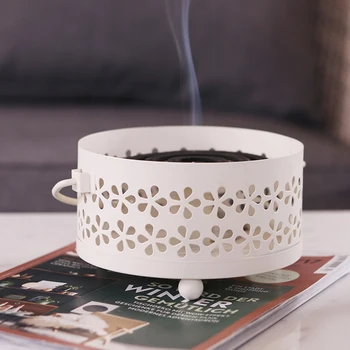 

Hanging Holder Incense Burner Plate Tray Metal Buddha Zen Incense Burner Tibetan Smoke Censer Bruleur Encens Home Decor AD50IB