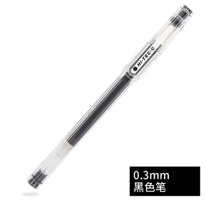 20C3 black 1 шт., гелевая ручка для пилота HI-TEC-C высокой емкости, 0,3 мм, 0,4 мм, 0,5 мм, 0,25 мм, Financial Pen, японские принадлежности для письма - Цвет: 20C3 black