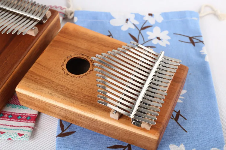 Kalimba 17 key midi клавиатура универсальная «пианино для больших пальцев» Kalimba Mbira и сумка на плечо сумка для ключей сумка-тоут