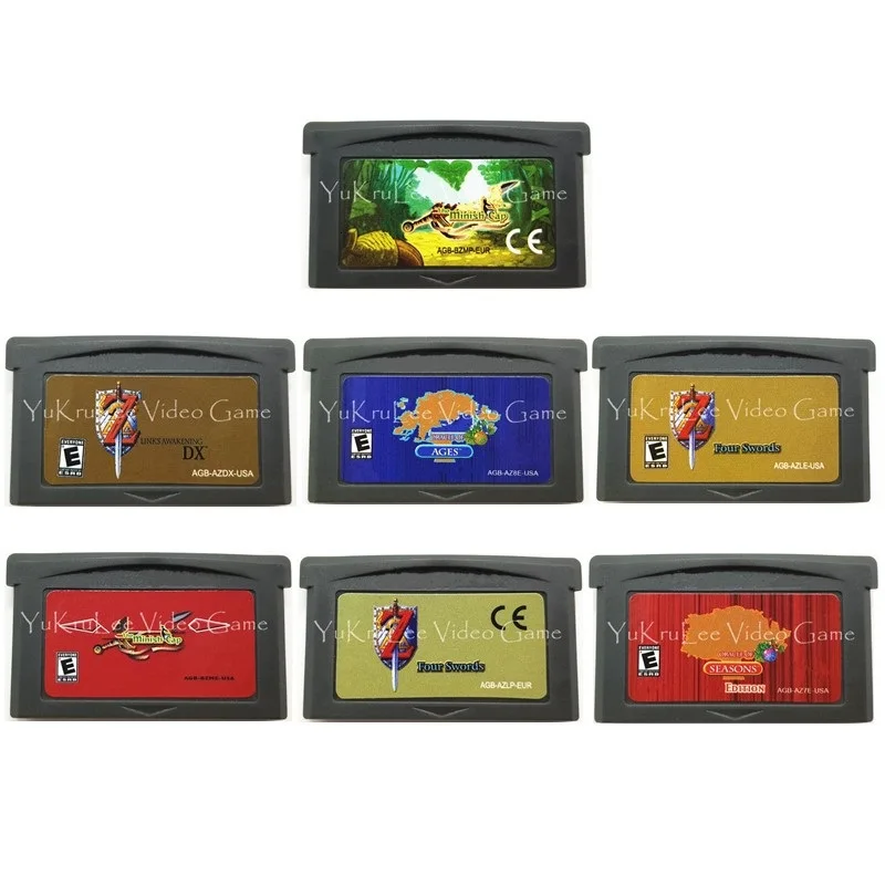 Картридж для приставки Nintendo GBA NDS 32 бита со ссылкой на последние четыре меча |