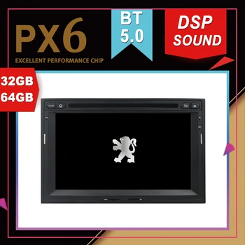 

Rockchip PX6 Processor Android 9.0 Car Multimedia GPS For PEUGEOT 3008 5008 Partner DSP Sound Navigation Tape Recorder Radio