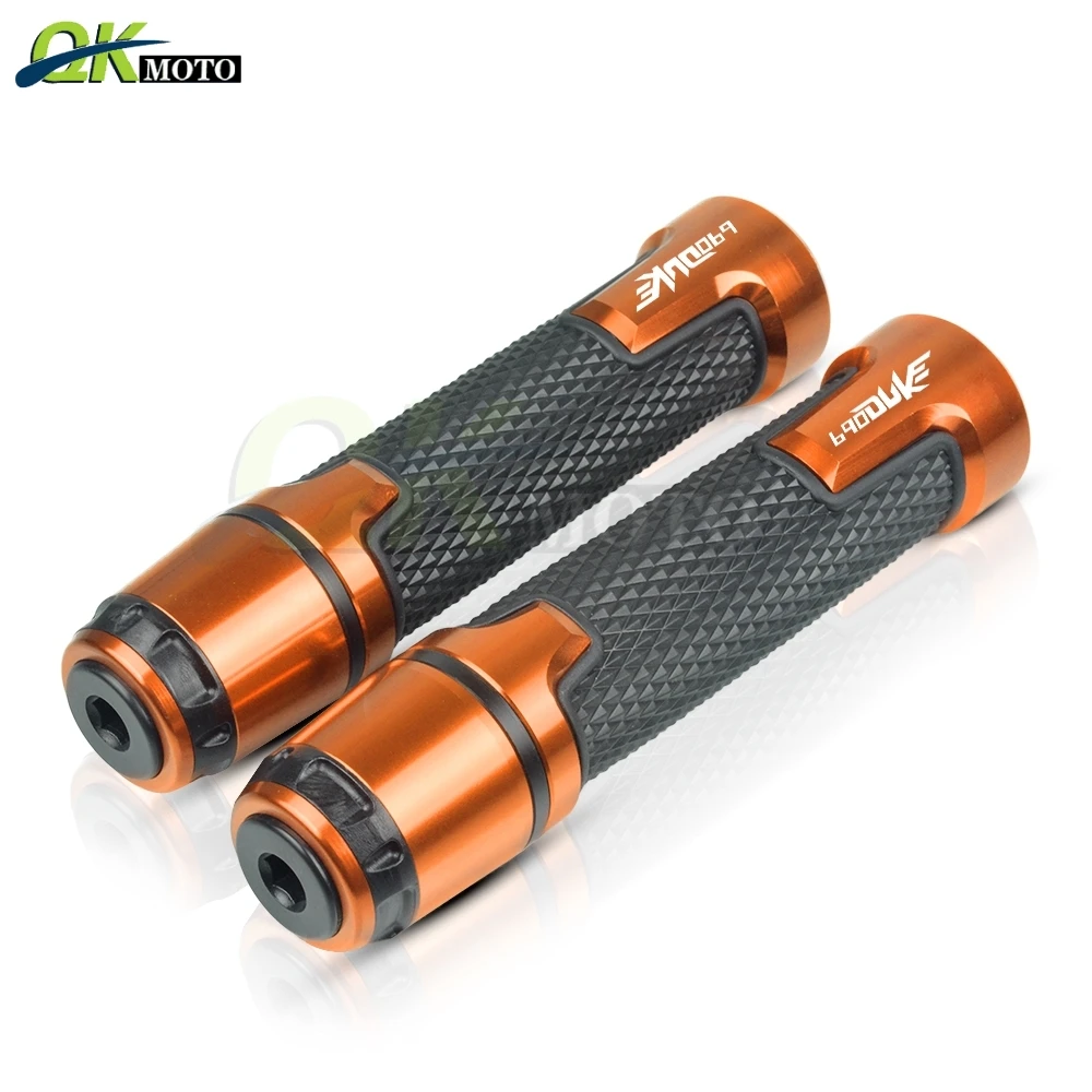 Аксессуары для мотоциклов 7/8 ''22 мм CNC алюминиевая рукоятка руля и ручка торцевой ползунок колпачок штекер Набор для KTM 690 DUKE 690 duke