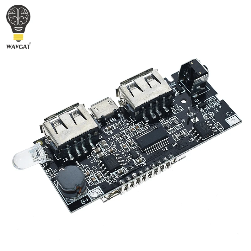 Dual USB 5V 1A 2.1A Mobile Power Bank 18650 Battery Charger PCB Power Module Accessories For Phone DIY New LED LCD Module Board Dual USB 5V 1A 2.1A Mobile Power Bank 18650 Battery Charger PCB Power Module Accessories For Phone DIY New LED LCD Module Board