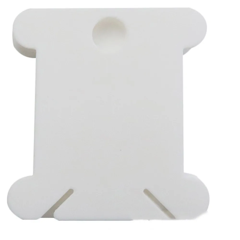 50pcs Cross Stitch Winding Board Sewing Thread Storage Holder Plastic Sewing Thread Winding Plate Organizer Embroidery Accessory