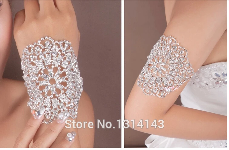 Горячая Распродажа, браслеты Pulseira для женщин, роскошный свадебный аксессуар, Кристальный свадебный браслет, ручная цепочка, покрытая блестящими кристаллами