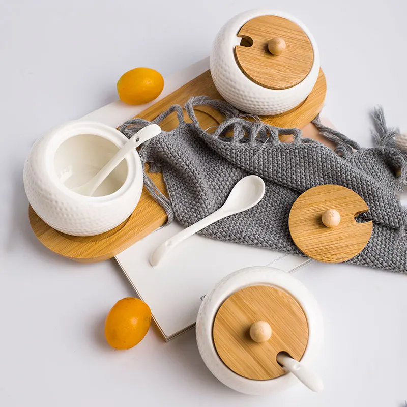 Ceramic Condiment Storage Jar  (4)