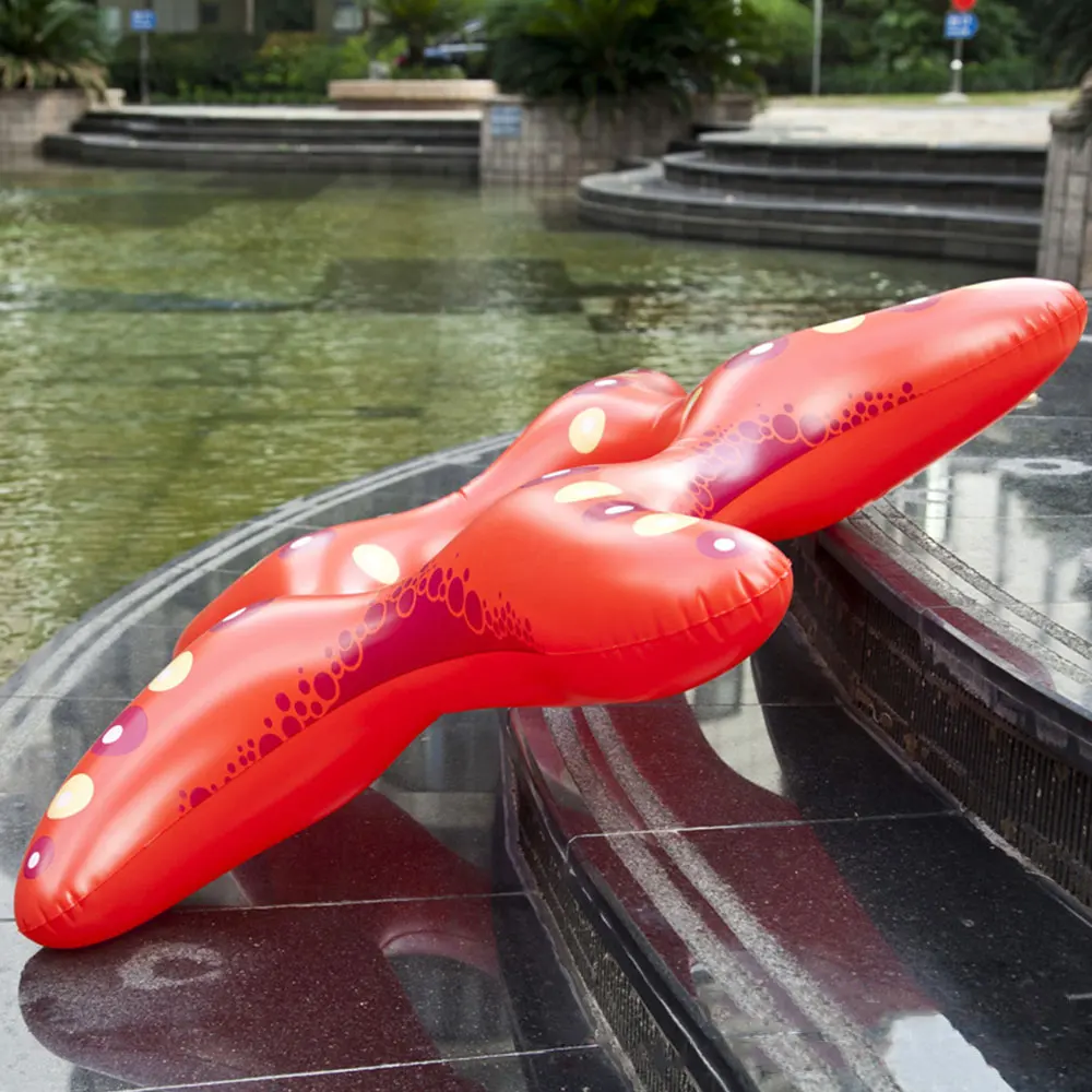 MrY Inflatable Starfish Shape Swimming Ring Float Swimming Circle Children Beach Summer Water Party Toy Pool Float Circle