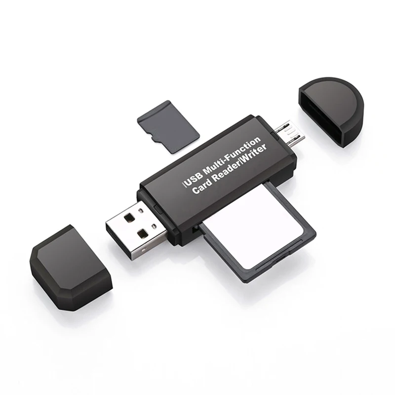 Мини Смарт USB 2,0 OTG Micro SD/SDXC TF кард-ридер адаптер для ПК ноутбук компьютер все в 1 устройство для чтения карт памяти