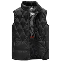 Мужская зимняя куртка без рукавов с подогревом, уличная Рабочая куртка с USB регулируемой температурой, безопасная одежда DSY033