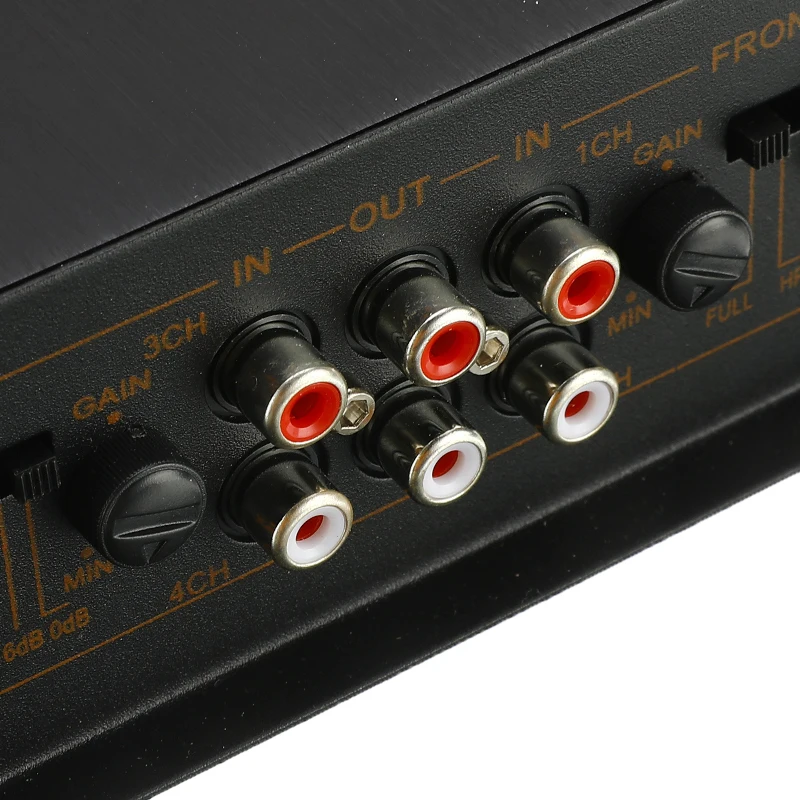 DC 12V 6800W 4 канальный автомобильный усилитель автомобильных аудио стерео Бас Динамик Алюминий брелок для автомобильных ключей, аудио сабвуфер усилитель