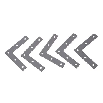 

Angle Plate Corner Brace Flat L Shape Repair Bracket 80mm x 80mm