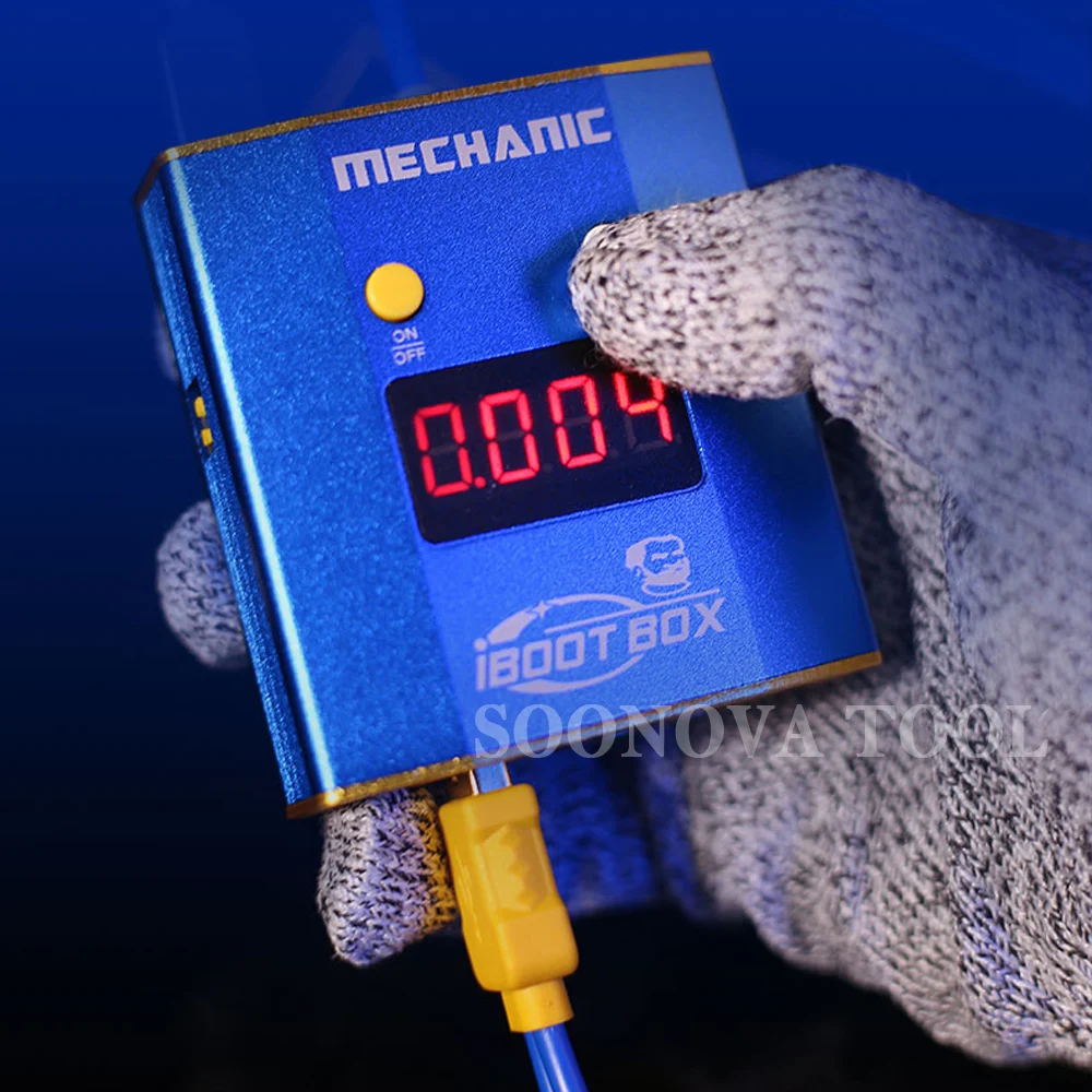 Mecánico IBoot Box iPhone fuente de alimentación abierta línea de la máquina soporte DC5V-28V Puert
