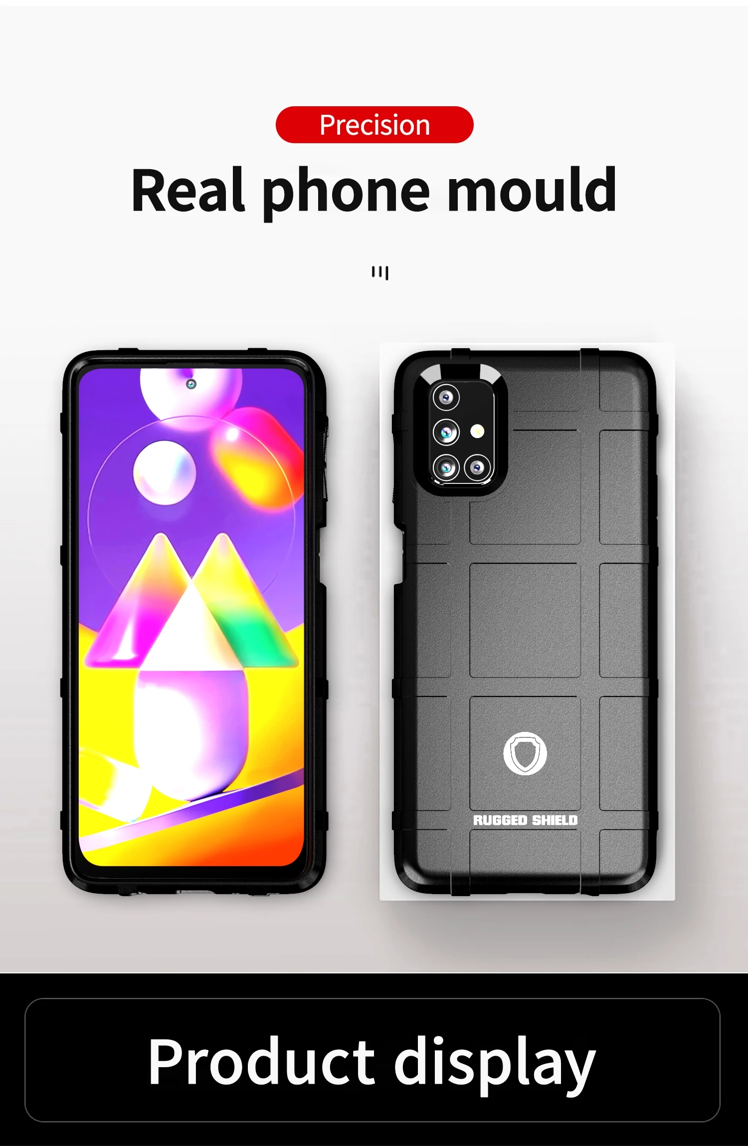 New Product Protector For Samsung Galaxy M31S 6.5inch Silicone Heavy Duty Protection Full cover Case For Galaxy M31S Shell