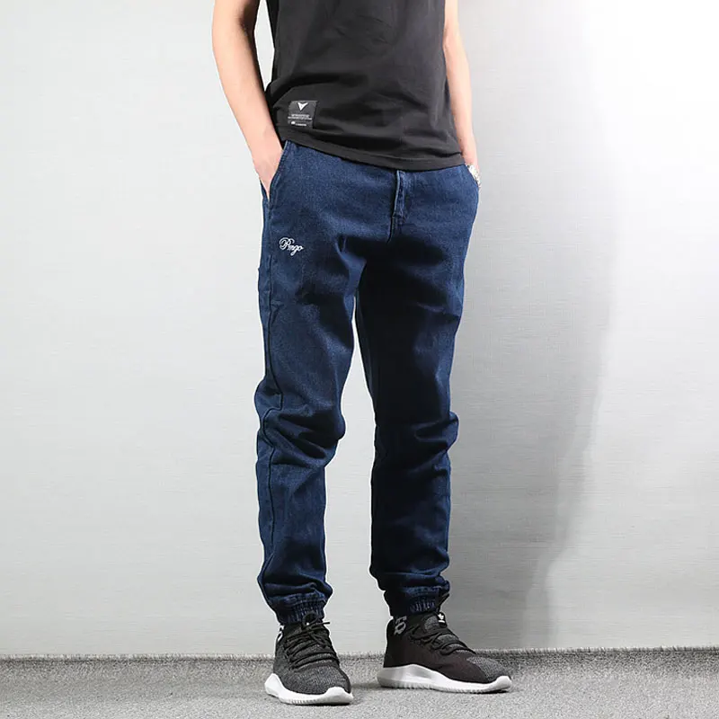 80% OFF Japanese Style Fashion Men Jeans Vintage Designer Cargo Pants Harem Trousers Black Gray Blue Hip Hop Jeans Men Joggers Pants