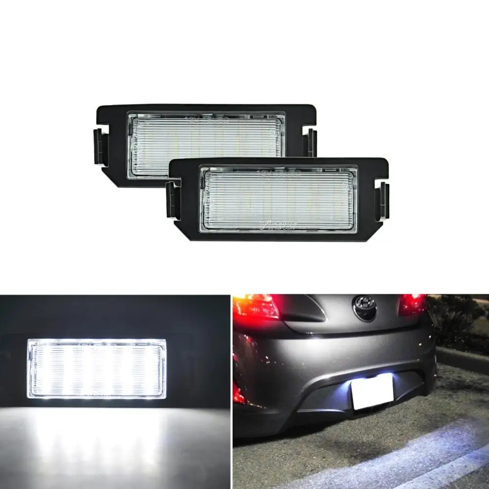 

Led Number License Plate Light Lamp for Hyundai I20 ,forXG30, forTerracan ,forCoupe GK ,White Auto Car-styling