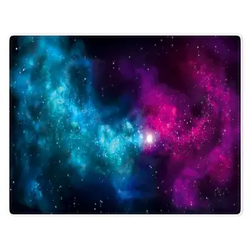 

HommomH Blanket Soft Comfort lightweight well made Nap Sofa Bed Travel Warm Plush Throw The Vast Blue And Purple Milky Way