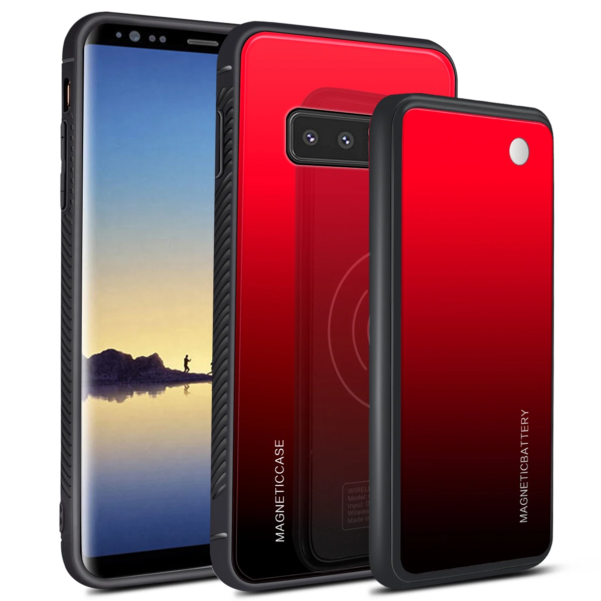 Galaxy Note 8 Для samsung Galaxy S10/S8/S10e/S10/Note 10/Note 9/Note 8/Note 10 Plus чехол с 5000 мАч беспроводным внешним аккумулятором чехол для зарядного устройства - Цвет: Galaxy Note 8