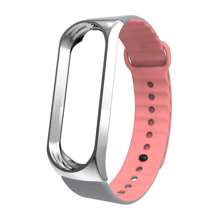 Для mi Band 3 ремешок из металлической нержавеющей стали для Xiaomi mi Band 3 металлический ремешок браслет mi band 3 браслеты Pulseira mi band 3