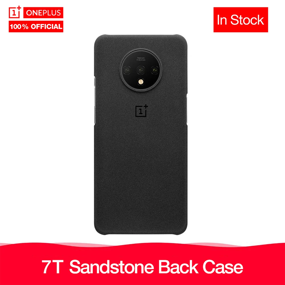 

2019 New 100% Official Original OnePlus 7TPro OnePlus 7T Protective Sandstone Case