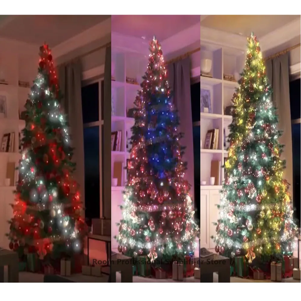 10M 100 LED Bombillas Árbol de Navidad Hada Boda Fiesta Luces de cadena Decoraci 