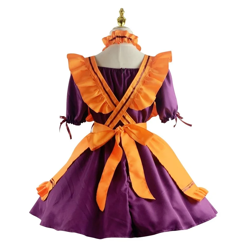 Halloween Cosplay Costumes Pumpkin Suit Plus Size Womens Maid Role Play Costumes Japanese Lolita Devil Female Lingerie Dress cosplay costume
