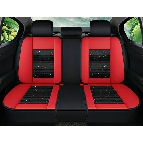 For Renault Twingo Zoe protective covers seat cover black red front set 1+