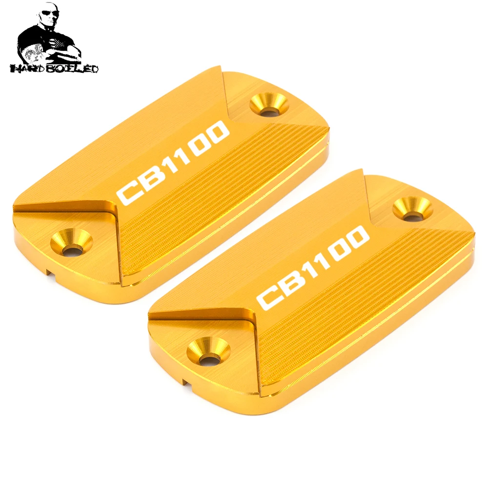 Pair Motorcycle Accessories Brake Fluid Tank Cap Cover Brakes Reservoir For Honda CB 1100 CB1100 EX RS 2009-2017 2016 2015 2014 (8)