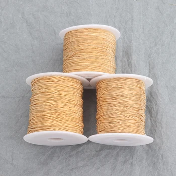 

Sanying C65 18k gold plated copper chain environmentally friendly jewelry for diy chain necklace jewelry accessories 3m/lot