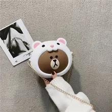 Известный бренд, дизайнерская женская сумка на плечо с цепочкой, мультяшная силиконовая сумка-мессенджер на молнии, роскошная сумка через плечо, качественные сумки